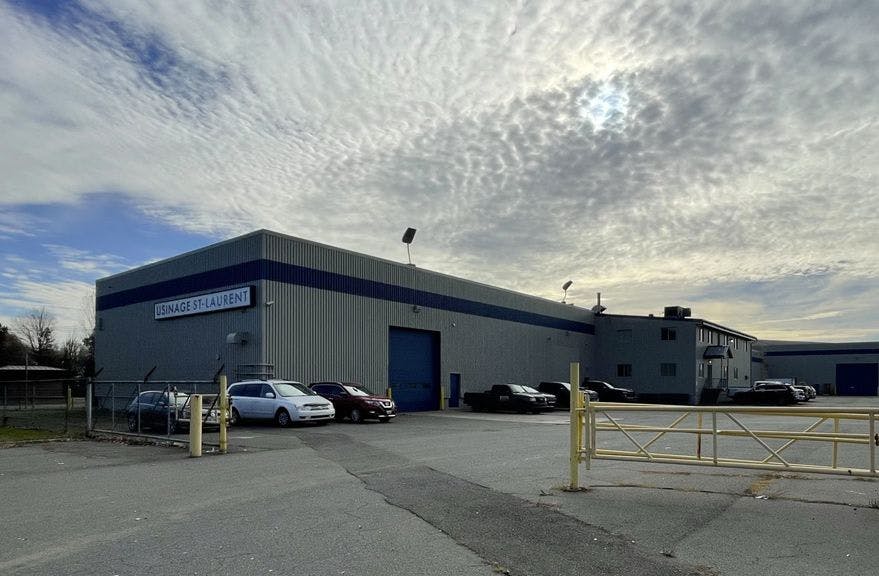 Nouvelle usine d'Usinage St-Laurent acheté en 2015 par Aciers Richelieu