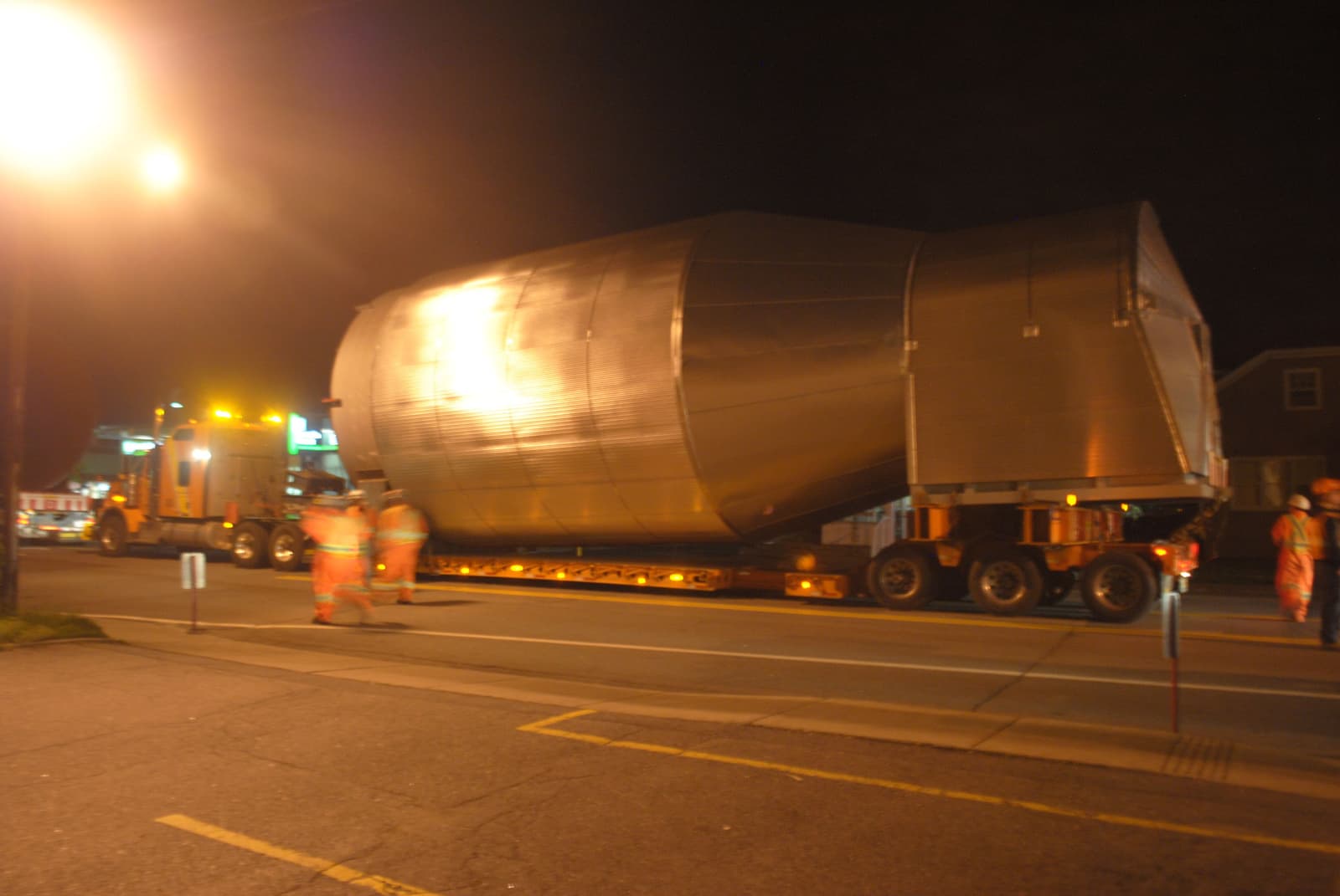 uge steel component in the street