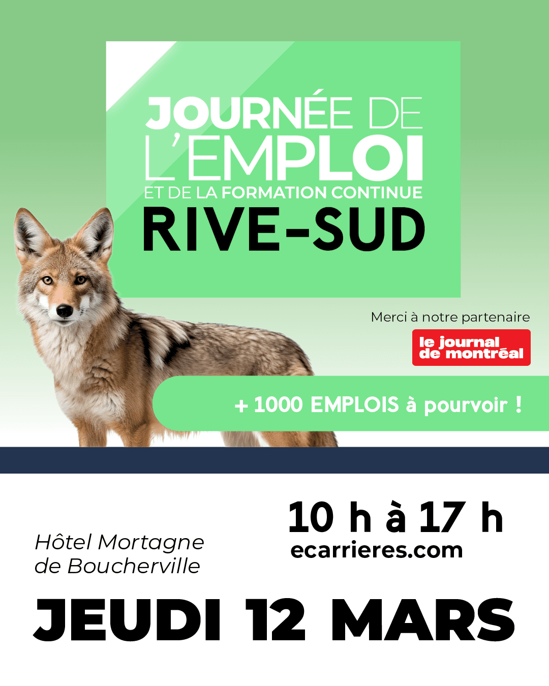L'événement Journée de l'Emploi et de la Formation continue Rive-Sud